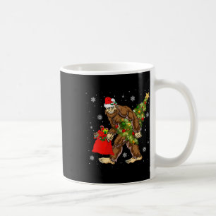 Bigfoot Tragend Weihnachtsbaum Sasquatch Glaube Kaffeetasse
