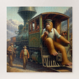 Bigfoot Train Engineer