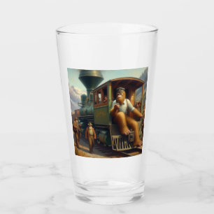 Bigfoot Train Engineer Glas