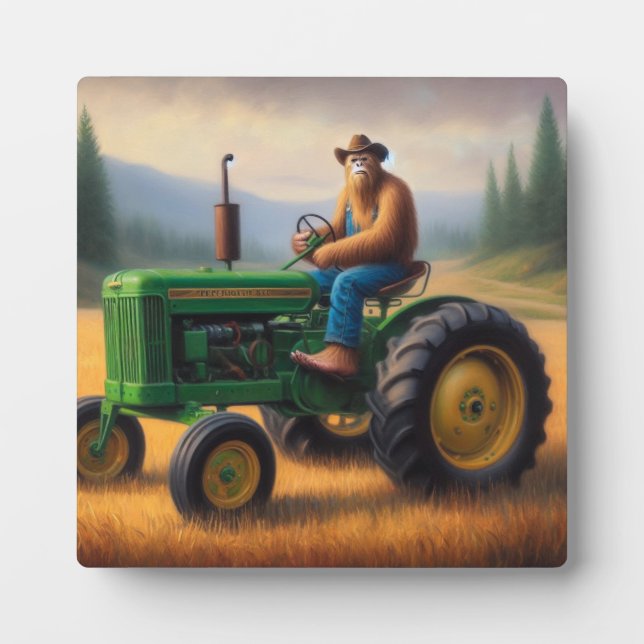 Bigfoot Traktor Fotoplatte (Vorderseite)