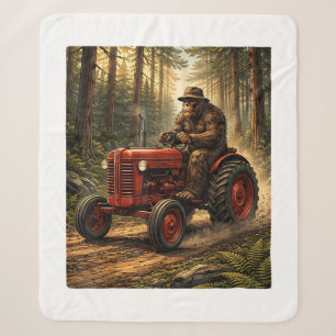 Bigfoot-Traktordesign für Farmer-Daddy-Bauernhof Sherpadecke