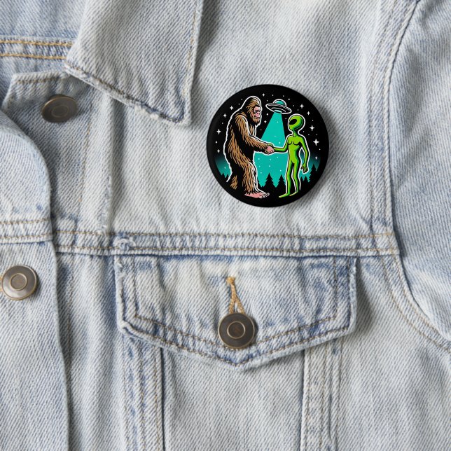 Bigfoot trifft Alien Button (Beispiel)