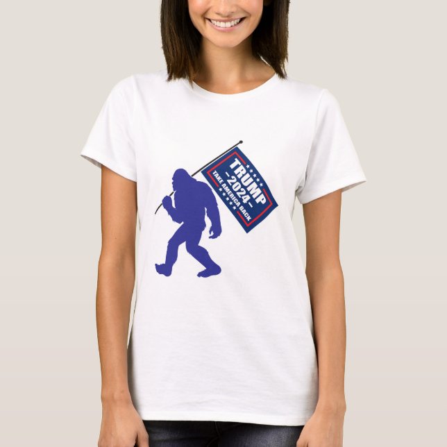 Bigfoot Trump 2024 T-Shirt (Vorderseite)