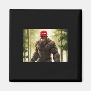Bigfoot Trump Hut Sasquatch Lustiger Republikaner Magnet