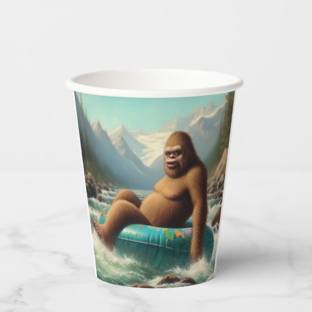 Bigfoot Tubing Pappbecher (Vorderseite)
