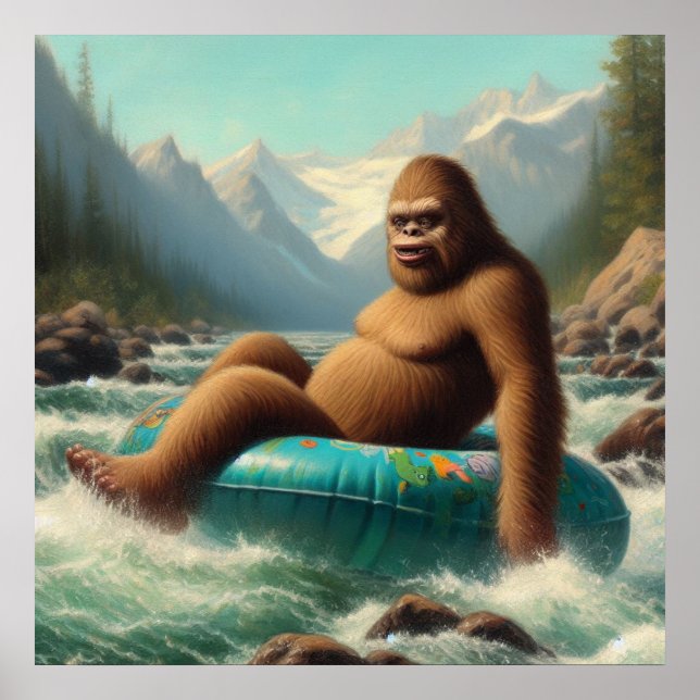 Bigfoot Tubing Poster (Vorne)