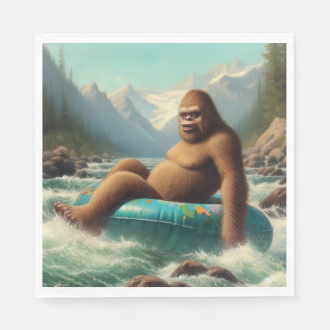 Bigfoot Tubing Serviette (Vorderseite)