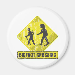 Bigfoot-Überfahrt Magnet