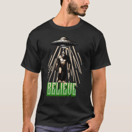 Bigfoot UFO glauben T-Shirt