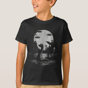 Bigfoot Ufo Loch Ness Monster Mothman und Aliens! T-Shirt