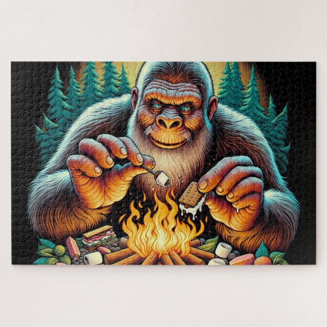 Bigfoot und das Campfire S'mores, Bigfoot Campfire (Horizontal)