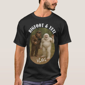 Bigfoot und Freund Vlog Lustiges Camping Wandern S T-Shirt