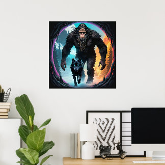 Bigfoot und Wolf Portal Poster