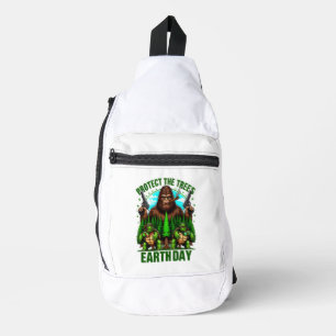 Bigfoot und zwei Turtles: Bewaffnete Begegnungen Crossbody Bag