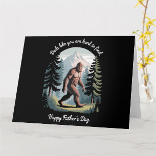 Bigfoot Vatertag Sasquatch Lustiger Vater Karte