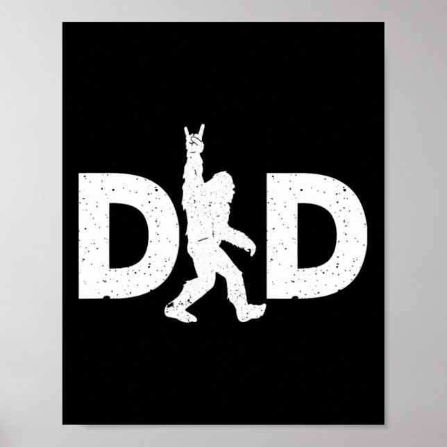 Bigfoot Vathers Day Poster (Vorne)