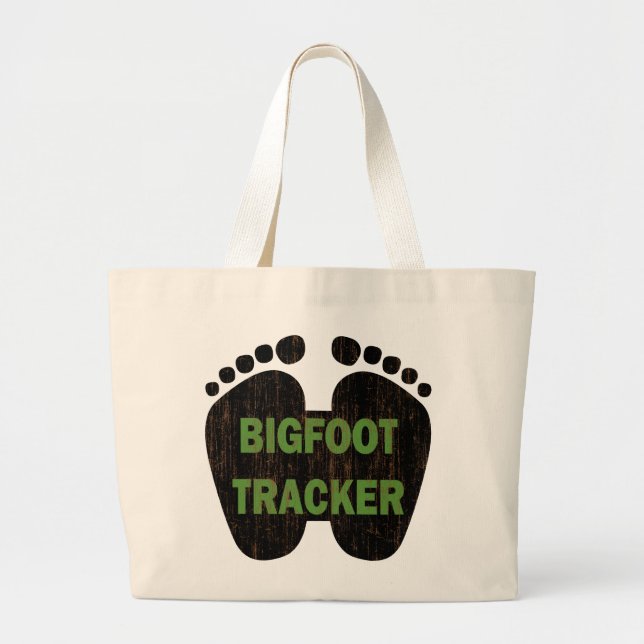 Bigfoot-Verfolger Jumbo Stoffbeutel (Vorne)