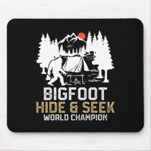 Bigfoot Versteckspiel Weltmeister Lustiger Bigfoot Mousepad