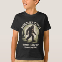 BigFoot Wald Sasquatch Sucher Familienurlaub