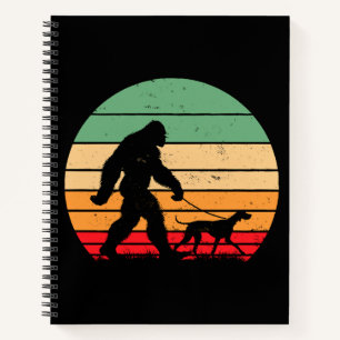 Bigfoot Walking Deutscher Kurzhaariger Vorstehhund Notizbuch