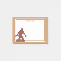 Bigfoot Walking Sasquatch Fun Bigfooter Notes