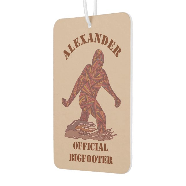 Bigfoot Walking Sasquatch Süße RiechSquatter Autolufterfrischer (Links)