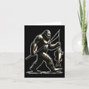 Bigfoot Walleye Jagd Angler Sasquatch Walleye F Karte