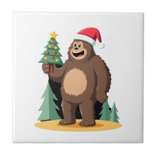 Bigfoot-Weihnachtsbaum-Santa-Hut (1) Fliese