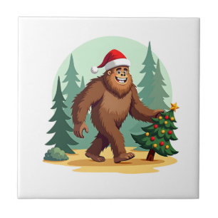 Bigfoot-Weihnachtsbaum-Santa-Hut (3) Fliese