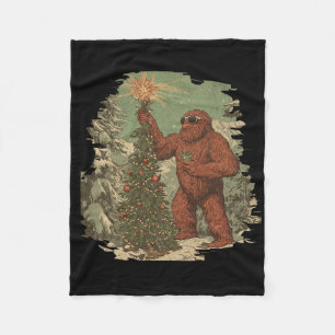 Bigfoot-Weihnachtsbaumlichter-Tarot-Weihnachten-Sa Fleecedecke