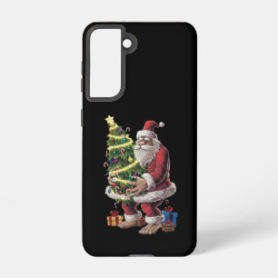 Bigfoot-Weihnachtsbaumlichter Xmas Sasquatch-Fan Samsung Galaxy Hülle