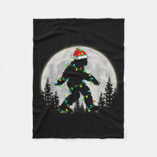 Bigfoot Weihnachtsmann Weihnachtsbaum Lichter Lust Fleecedecke