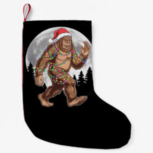 Bigfoot Weihnachtsmann Weihnachtsbaum Lichter Xmas Kleiner Weihnachtsstrumpf