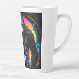 Bigfoot Wolf farbiges Portal Milchtasse
