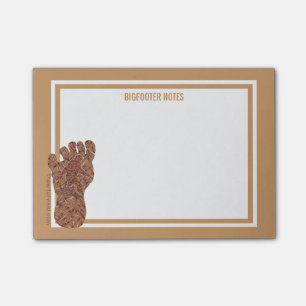 Bigfooter Bahn Z Bigfoot Sasquatch Anmerkungen Post-it Klebezettel