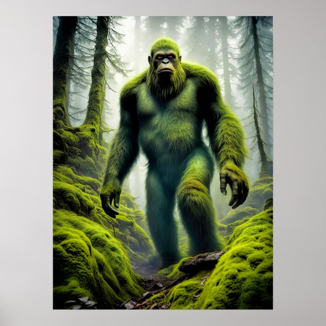 Bigfoots, La Machine Verte - 18 x 24 Poster (Devant)