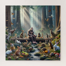 Bigfoots Wald-Picknick Waldtiere Natur