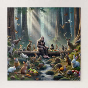 Bigfoots Wald-Picknick Waldtiere Natur