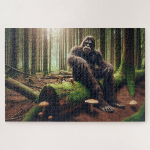 Bigfoot's Woodland Throne, Bigfoot Deep in Thought