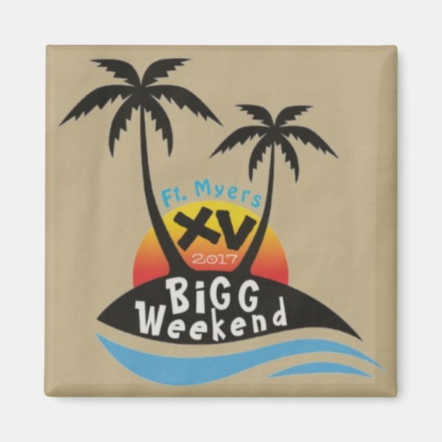 BiGG Weekend XV Magnet (Vorne)