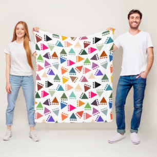 Bigger Boho Dreiecke Fleecedecke
