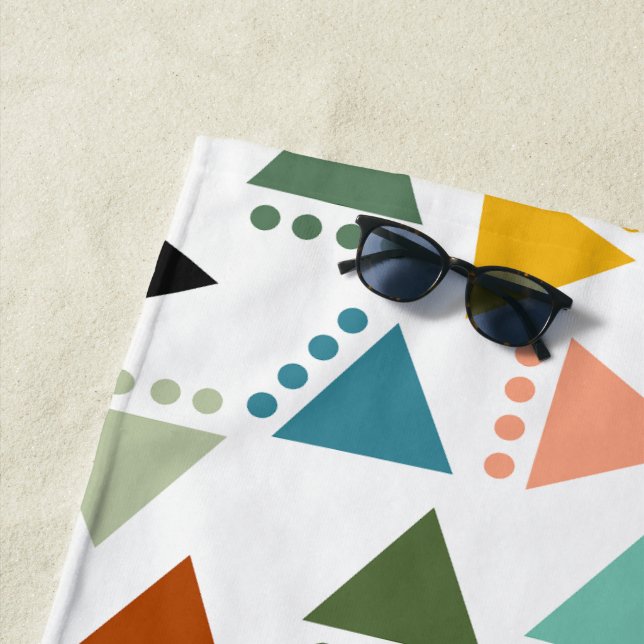 Bigger Boho Dreiecke Strandtuch (Beispiel)