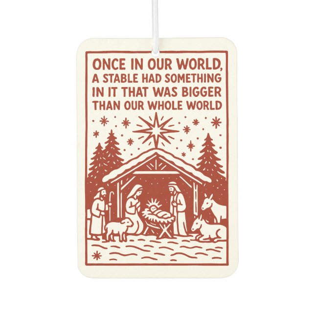 Bigger than our whole world 1 autolufterfrischer (Vorderseite)