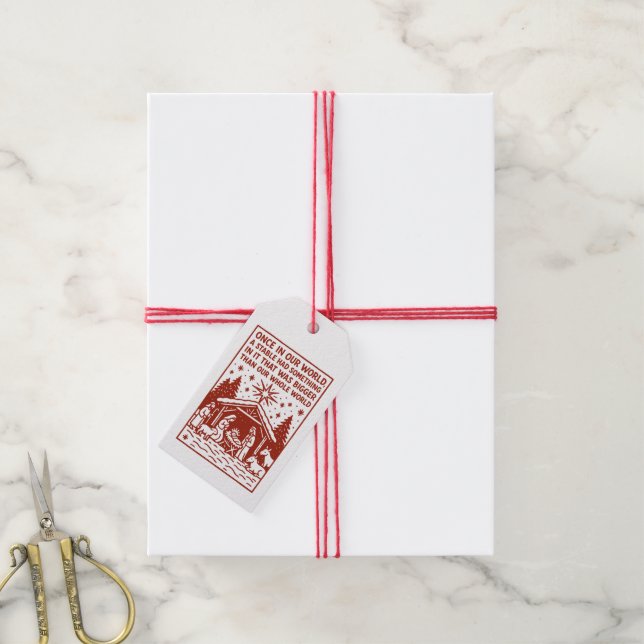 Bigger than our whole world 1 geschenkanhänger (Mit Garn)