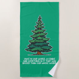 Bigger than our whole world 2 strandtuch