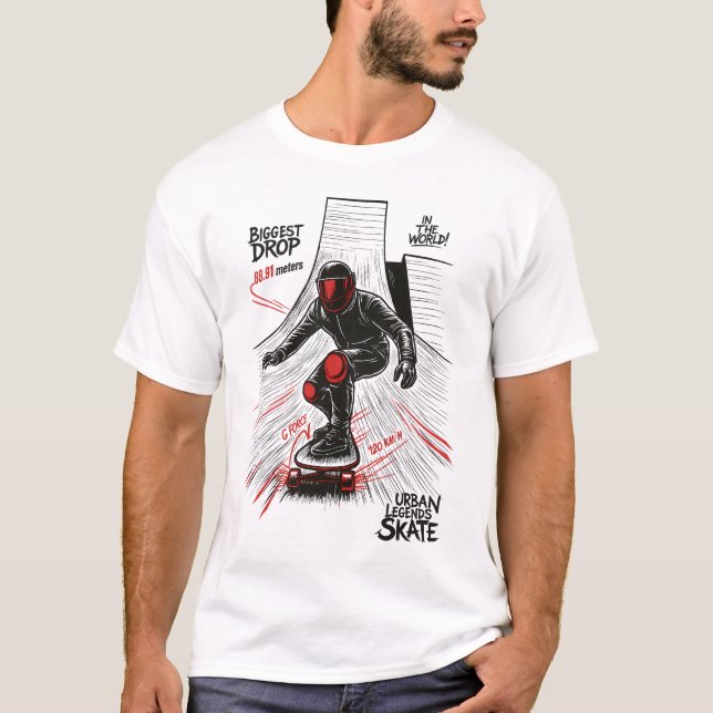 BIGGEST DROP SKATE T-Shirt (Vorderseite)