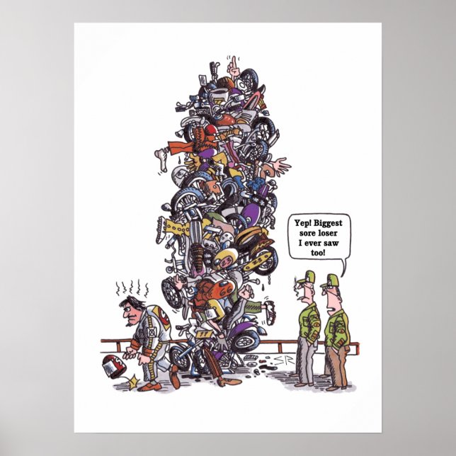 Biggest Sore Loser matte poster (Vorne)