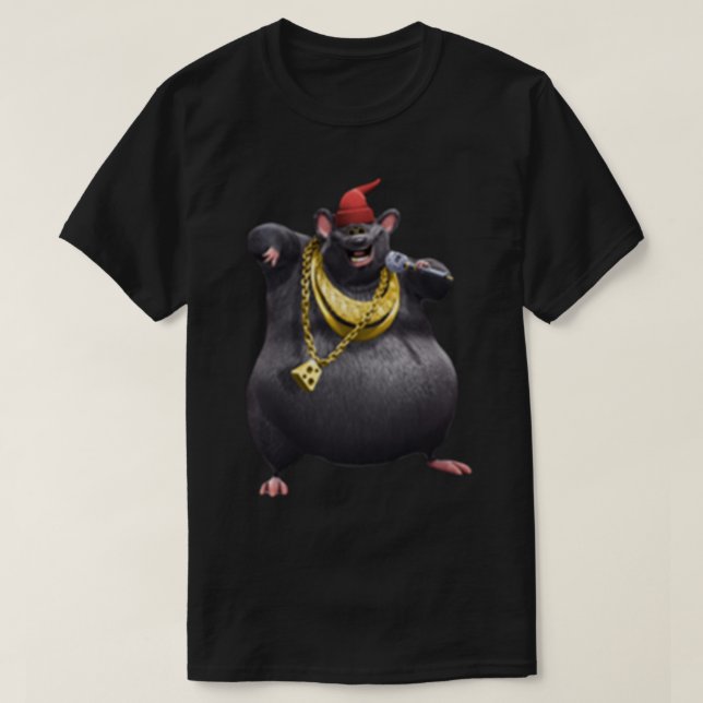 Biggie Cheese Meme Mouse T-Shirt (Design vorne)