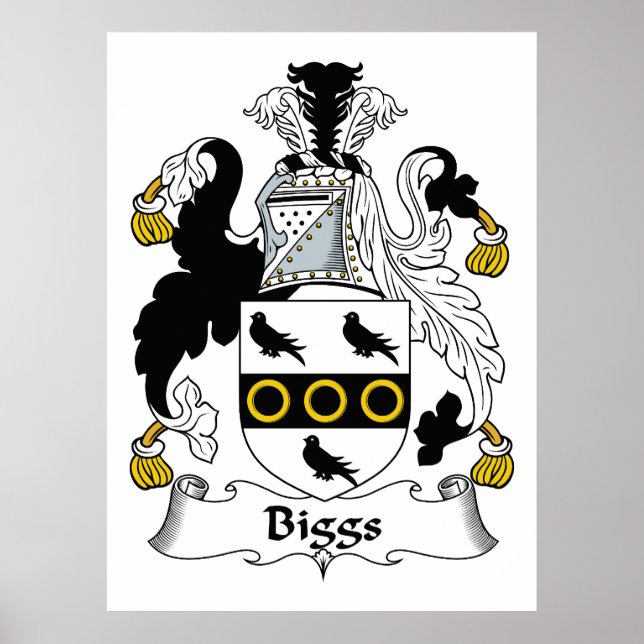 Biggs Familienwappen Poster (Vorne)