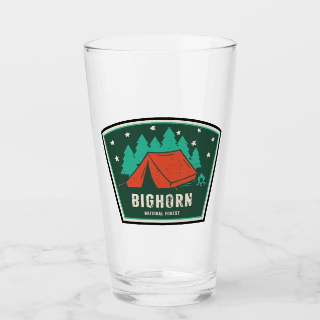 Bighorn National Forest Camping Glas (Vorderseite)